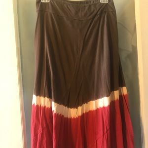 Medium length hippie skirt